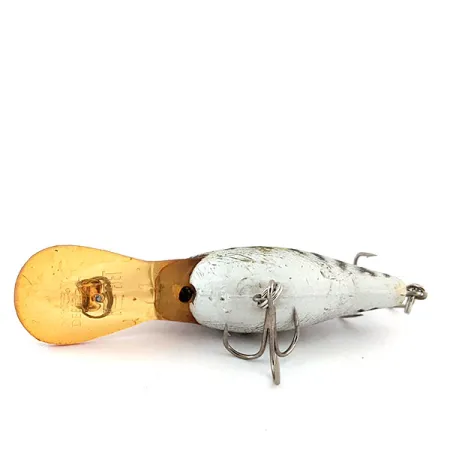 Vintage Rebel Deep Wee R, 1/3oz Silver fishing lure #13788