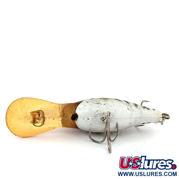 Vintage Rebel Deep Wee R, 1/3oz Silver fishing lure #13788