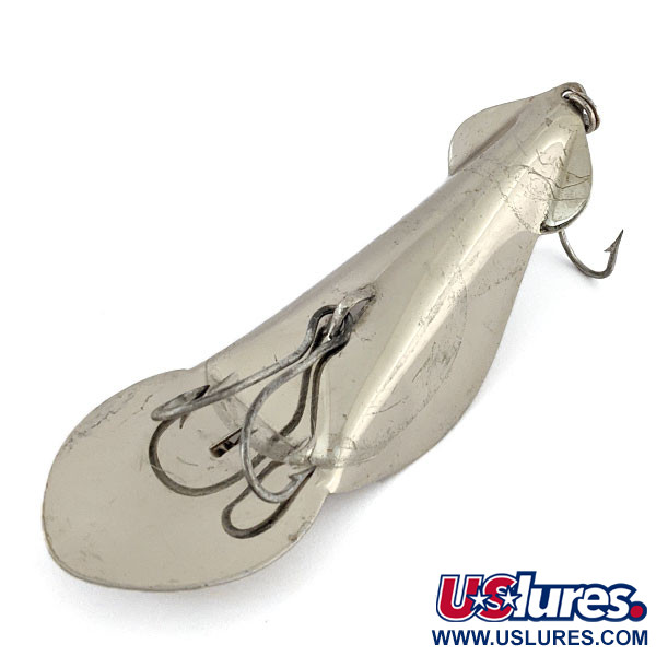 Vintage   Buck Perry Spoonplug, 3/4oz Nickel fishing spoon #13800