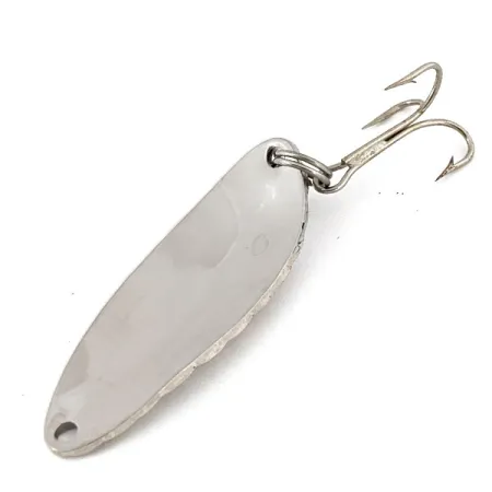 Vintage Acme Little Cleo bubbles , 1/4oz Nickel fishing spoon #13801