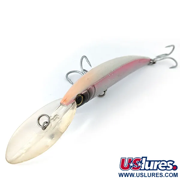 Vintage FishHouse USA ​FishHouse Crystal Minnow Deep Diver, 1oz Pink Rainbow fishing lure #13822