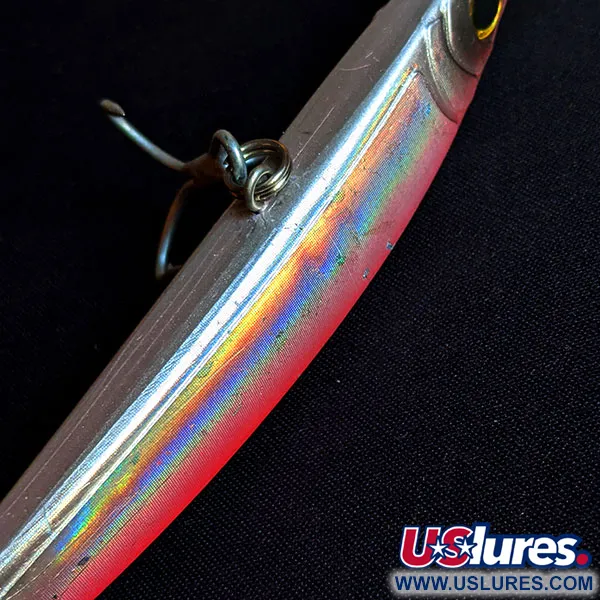 Vintage FishHouse USA ​FishHouse Crystal Minnow Deep Diver, 1oz Pink Rainbow fishing lure #13822