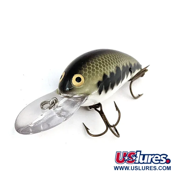 Vintage Bomber model 7A baby striper, 1/3oz Baby Bass fishing lure #13829