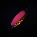 Vintage   Blue Fox Pixee UV, 1/2oz Hammered Gold / Pink UV Glow in UV light, Fluorescent fishing spoon #13833