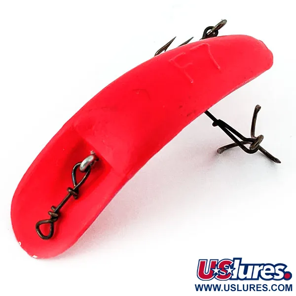 Vintage Yakima Bait FlatFish F7 UV, 1/8oz Pink fishing lure #13839