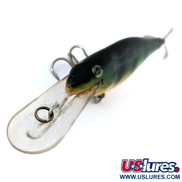 Vintage Rapala Shad Rap Deep Runner 07, 1/4oz Fire Tiger fishing lure #13857