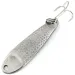 Vintage   Hopkins Shorty 75 Jig Lure, 3/4oz Hammered Nickel fishing spoon #13893