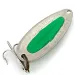 Vintage   Blue Fox Pixee UV, 1/2oz Hammered Nickel / Green fishing spoon #13897