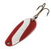 Vintage  Acme Wonderlure, 3/16oz Red / White / Nickel fishing spoon #13907