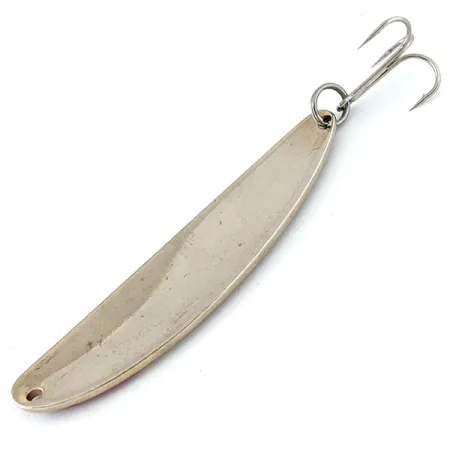 Vintage Acme Side-Winder, 3/4oz Nickel / Red fishing spoon #13919