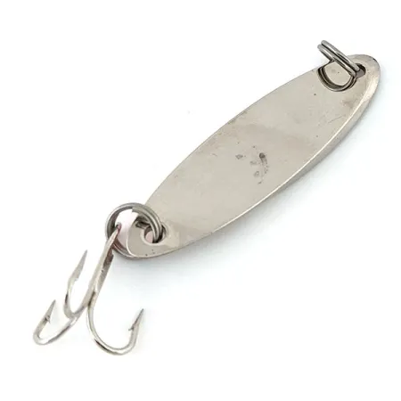 Vintage Acme Kastmaster, 1/4oz Nickel / Orange fishing spoon #13925