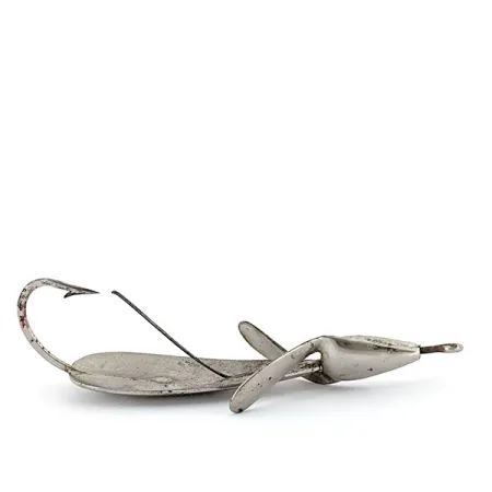 Vintage Johnnie O'Neil Weedless Weed Wing Jonny ONeils, 1/3oz Nickel fishing spoon #13926