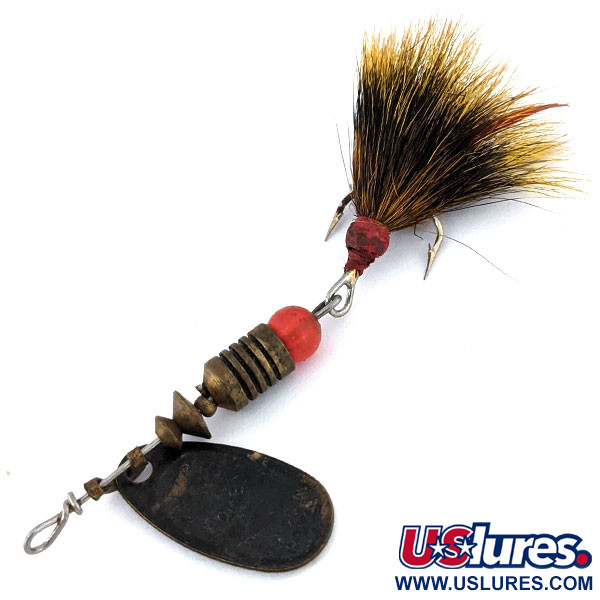 Vintage   Mepps Black Fury 1 Dressed (squirrel tail), 1/8oz  spinning lure #13929