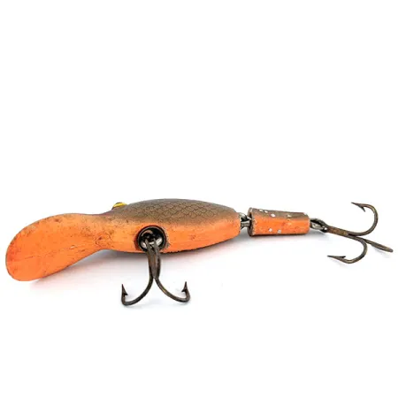 Vintage Eppinger Sparkle Tail , 3/16oz Brown / Orange fishing lure #13945