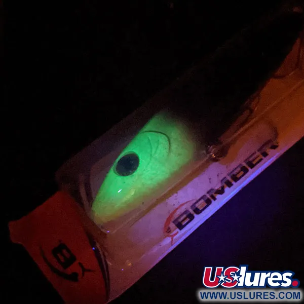   Bomber Bait Bonanza UV, 1oz Black / Chartreuse fishing lure #13962