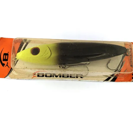 Bomber Bait Bonanza UV, 1oz Black / Chartreuse fishing lure #13962