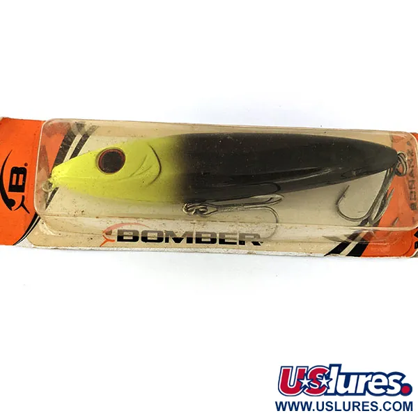   Bomber Bait Bonanza UV, 1oz Black / Chartreuse fishing lure #13962