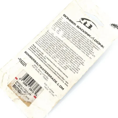 Bomber Badonk-A-Donk Saltwater Grade, 1/2oz fishing lure #13963