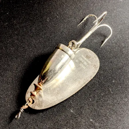 Vintage Blue Fox Super Vibrax 6, 2/3oz Silver spinning lure #13969