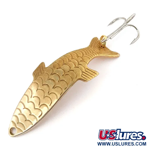 Vintage Acme Phoebe, 1/4oz Gold fishing lure #13988