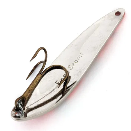 Vintage Acme Fiord Spoon, 2/5oz Orange / Black / Nickel fishing spoon #14021