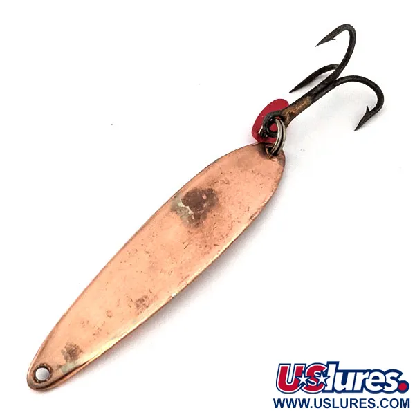 Vintage  Bay de Noc Bay De Noc Swedish pimple #7, 3/4oz Copper fishing spoon #14030
