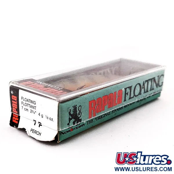 Rapala Original Floater F7, 1/8oz Pearch fishing lure #14044