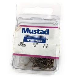 Mustad Hooks #4 9523 60pcs