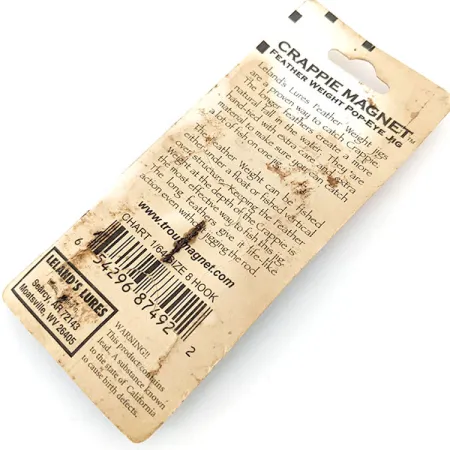 Leland's Lures Pop-eye Jig, 1/64oz fishing #14059