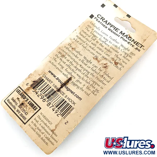 Leland's Lures Pop-eye Jig, 1/64oz fishing #14059