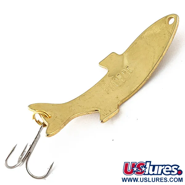 Vintage   Acme Phoebe, 1/4oz Gold fishing spoon #14067