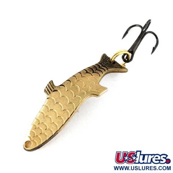 Vintage   Acme Phoebe, 3/32oz Gold fishing spoon #14068