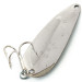Vintage   Worth Chippewa Steel Spoon, 1/3oz Black / White / Nickel fishing spoon #14073