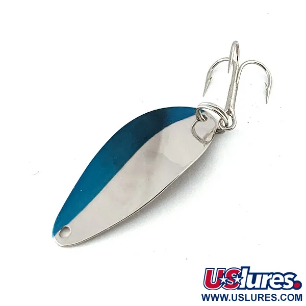 Vintage Acme Little Cleo, 1/16oz Nickel / Blue fishing spoon #14084