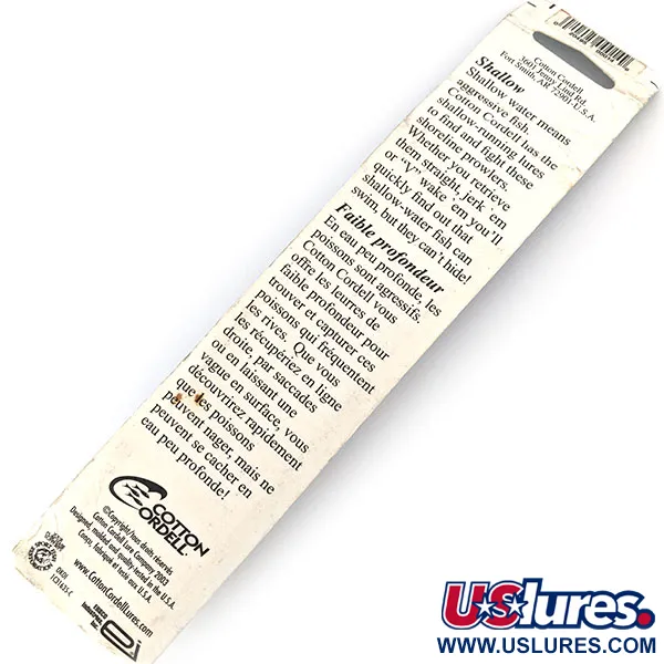   Cotton Cordell Red Fin, 1/2oz White Pearl / Red fishing lure #14087