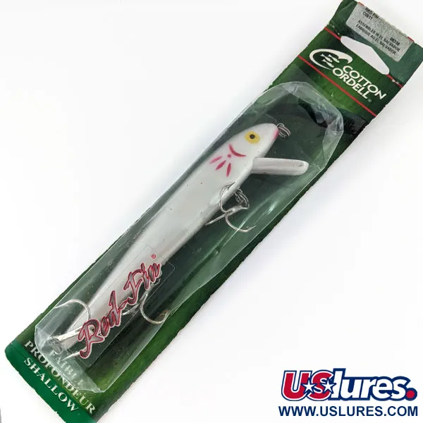   Cotton Cordell Red Fin, 1/2oz White Pearl / Red fishing lure #14087