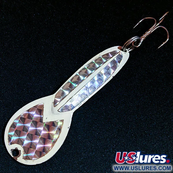 Vintage   Glen Evans Loco 4, 3/4oz Nickel fishing spoon #14100