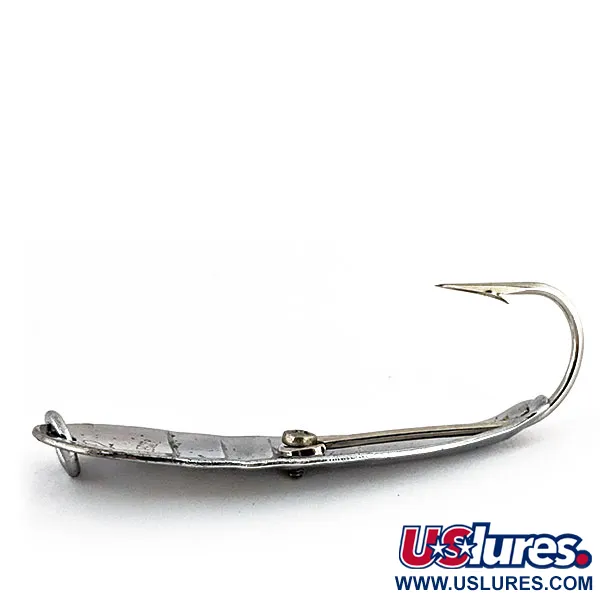 Vintage Luhr Jensen Reflecto #2, 1/4oz Nickel fishing spoon #14112