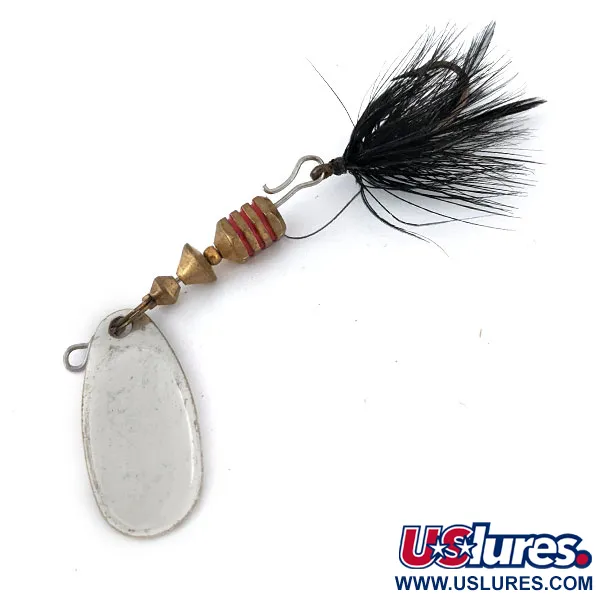 Vintage   Vintage Mepps Comet 2 replaceable hook (1970s), 3/16oz Silver spinning lure #14143