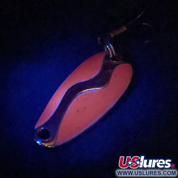 Vintage  Acme ​Kamlooper Junior​ UV, 1/4oz Orange / Gold fishing spoon #14150