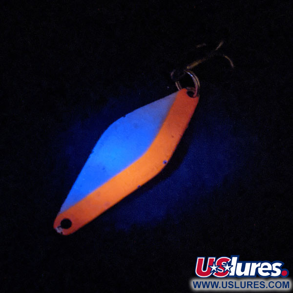Vintage   Bay de Noc Do-Jigger #3, 1/3oz UV Glow in UV light, Fluorescent fishing spoon #14151