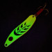 Vintage   Mepps Syclops 2 UV, 3/5oz Chartreuse fishing spoon #14159