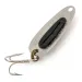 Vintage   ​Nebco Pixee , 1/8oz Hammered Nickel / Black fishing spoon #14160