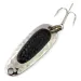 Vintage   ​Nebco Pixee , 1/8oz Hammered Nickel / Black fishing spoon #14160