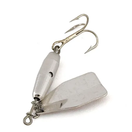 Vintage Jake's Lures Jake's Stream-a-Lure, 3/16oz Nickel / Red spinning lure #16045