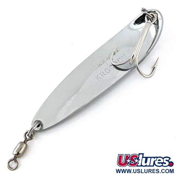 Vintage Luhr Jensen Krocodile Die #5, 1oz Nickel fishing spoon #14168