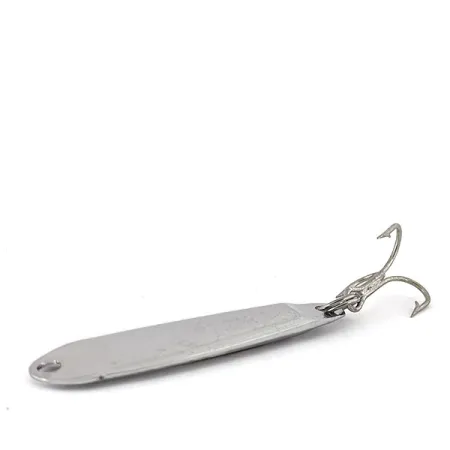 Vintage Hopkins Smoothie Jig Lure, 2/5oz Nickel fishing spoon #14175