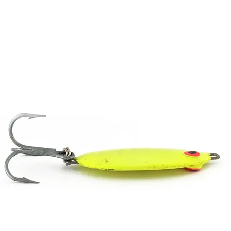 Vintage Bomber Slab Spoon, 3/4oz Yellow fishing spoon #14186