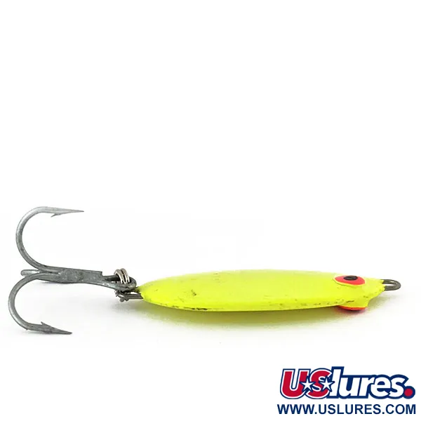 Vintage   Bomber Slab Spoon, 3/4oz Yellow fishing spoon #14186