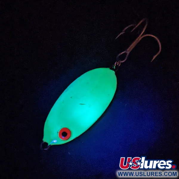 Vintage   Bomber Slab Spoon, 3/4oz Yellow fishing spoon #14186